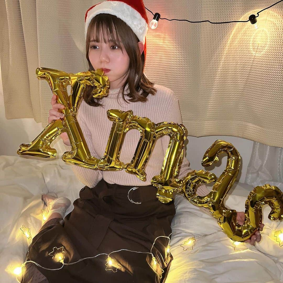 田辺奈菜美さんのインスタグラム写真 - (田辺奈菜美Instagram)「Merry Xmas🎅🏻🎄🎂」12月25日 23時08分 - _nanami_1110