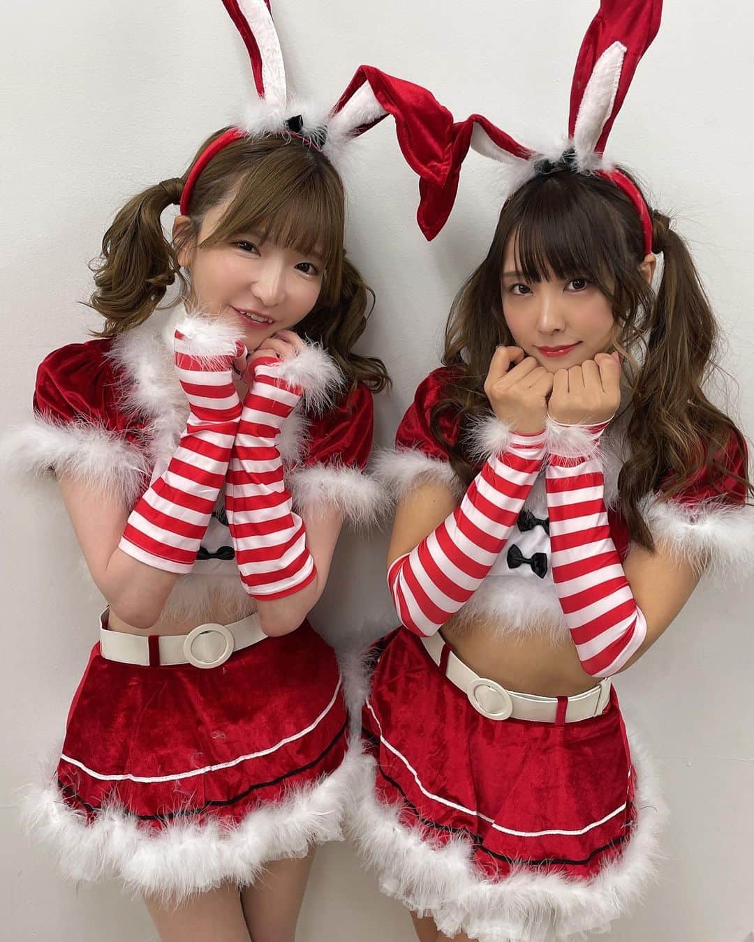 もえのあずきさんのインスタグラム写真 - (もえのあずきInstagram)「ことしもクリスマスありがとう🥰❤️🧸🐰❤️  #サンタコス#もえあず#エラバレシ#大食い#大食い女子 #アイドル＃ツインテール#ツインテール女子」12月27日 0時26分 - moeazukitty