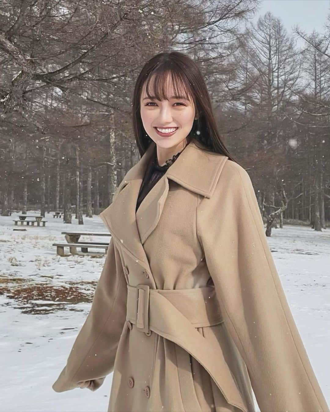 宮内理沙のインスタグラム：「❄️🤍」