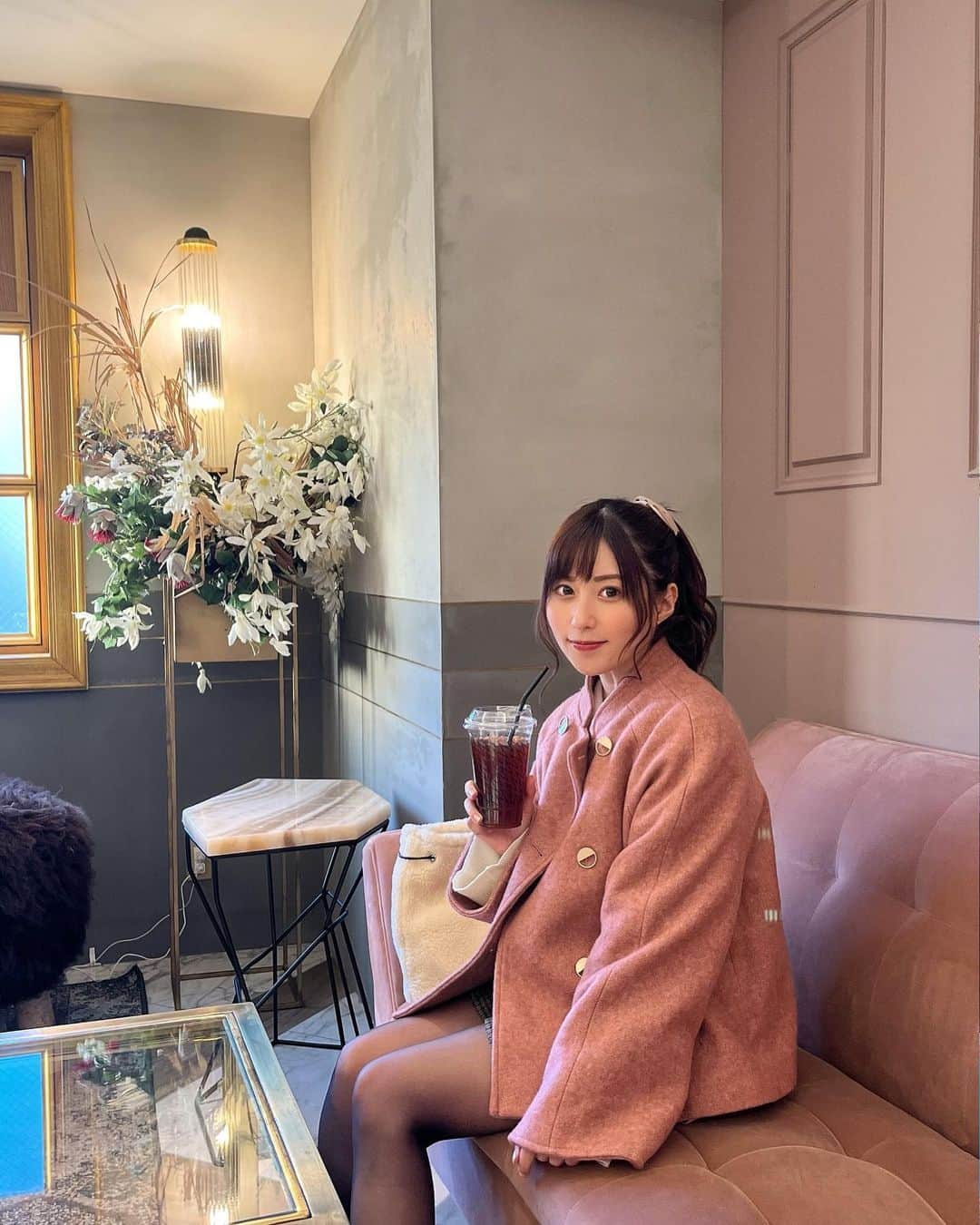 成瀬心美さんのインスタグラム写真 - (成瀬心美Instagram)「💖 . . 改めて ピンク好きだなーって 思った日。 . . #pink #cafe #tokyo」12月3日 18時09分 - coco3ndazo