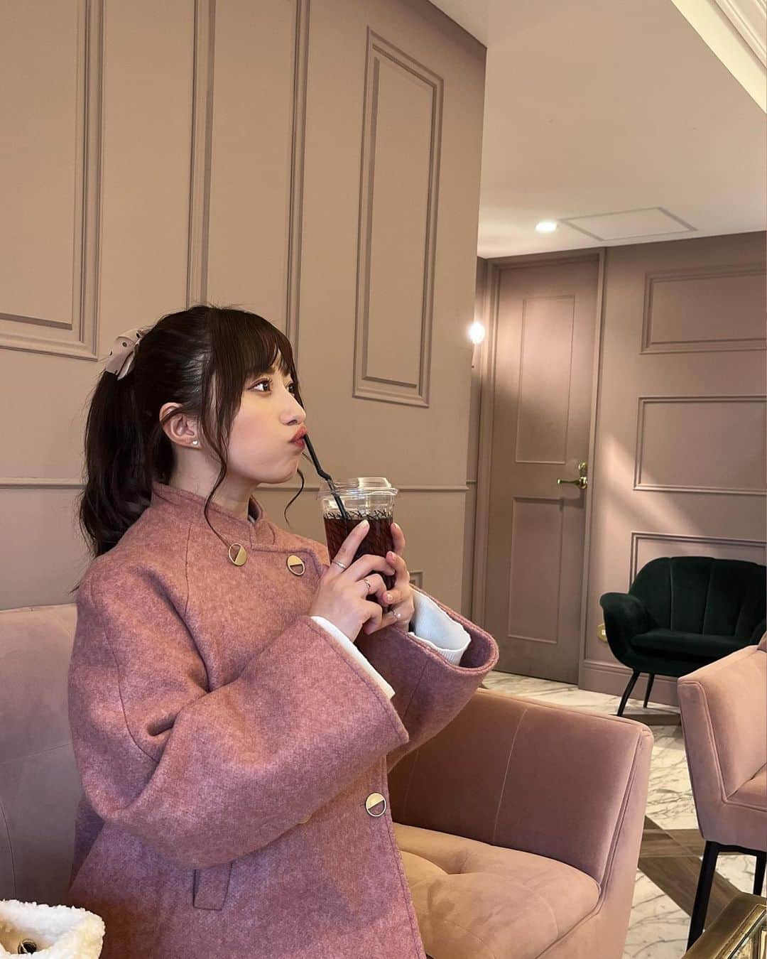 成瀬心美さんのインスタグラム写真 - (成瀬心美Instagram)「💖 . . 改めて ピンク好きだなーって 思った日。 . . #pink #cafe #tokyo」12月3日 18時09分 - coco3ndazo