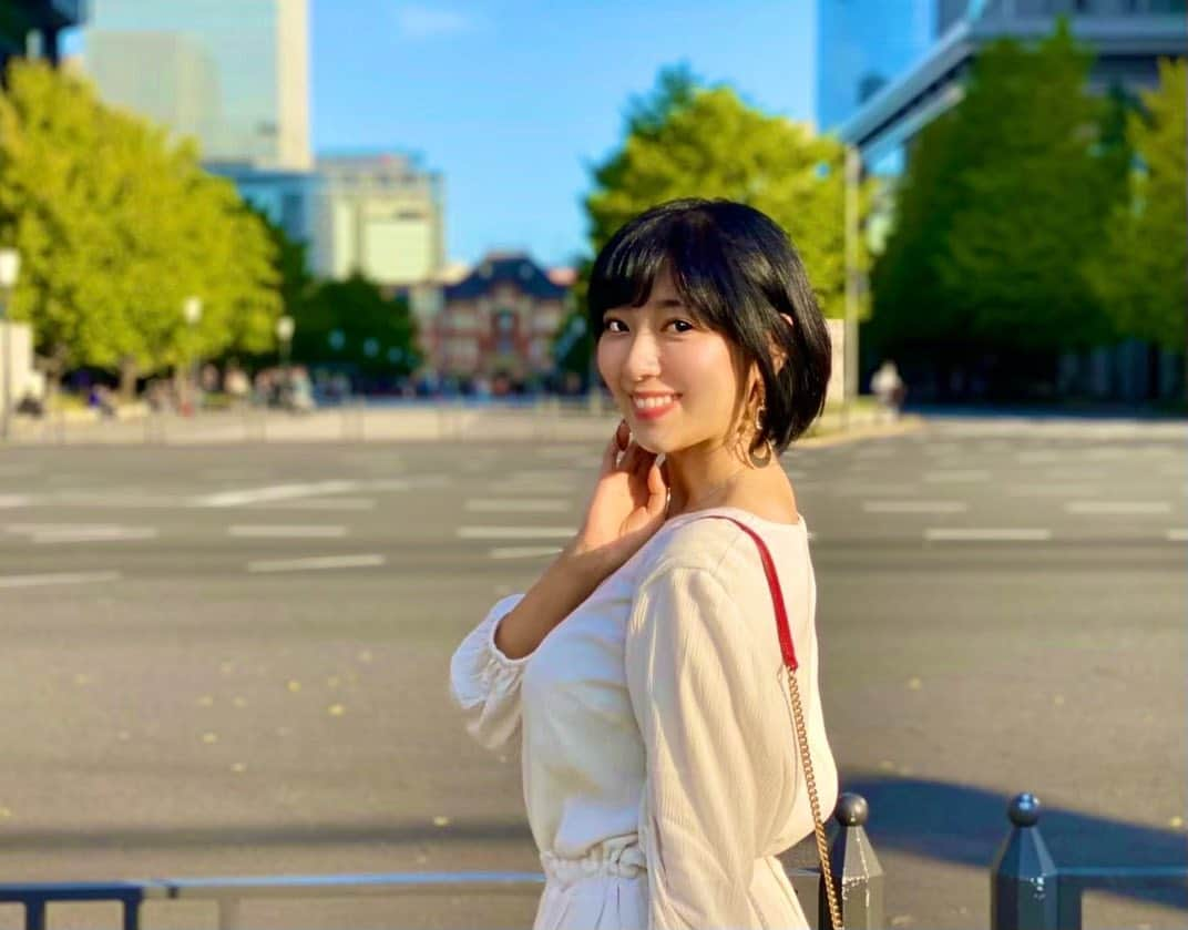 いけながあいみのインスタグラム：「本日も晴天ですなー☀️  *  It’s beautiful day💙」