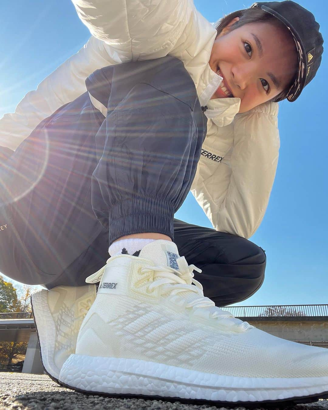 阿部詩さんのインスタグラム写真 - (阿部詩Instagram)「TERREX FREE HIKER MADE TO BE REMADE @adidas @adidasterrex #helpendplasticwaste #madetoberemade」12月3日 14時59分 - abe_uta