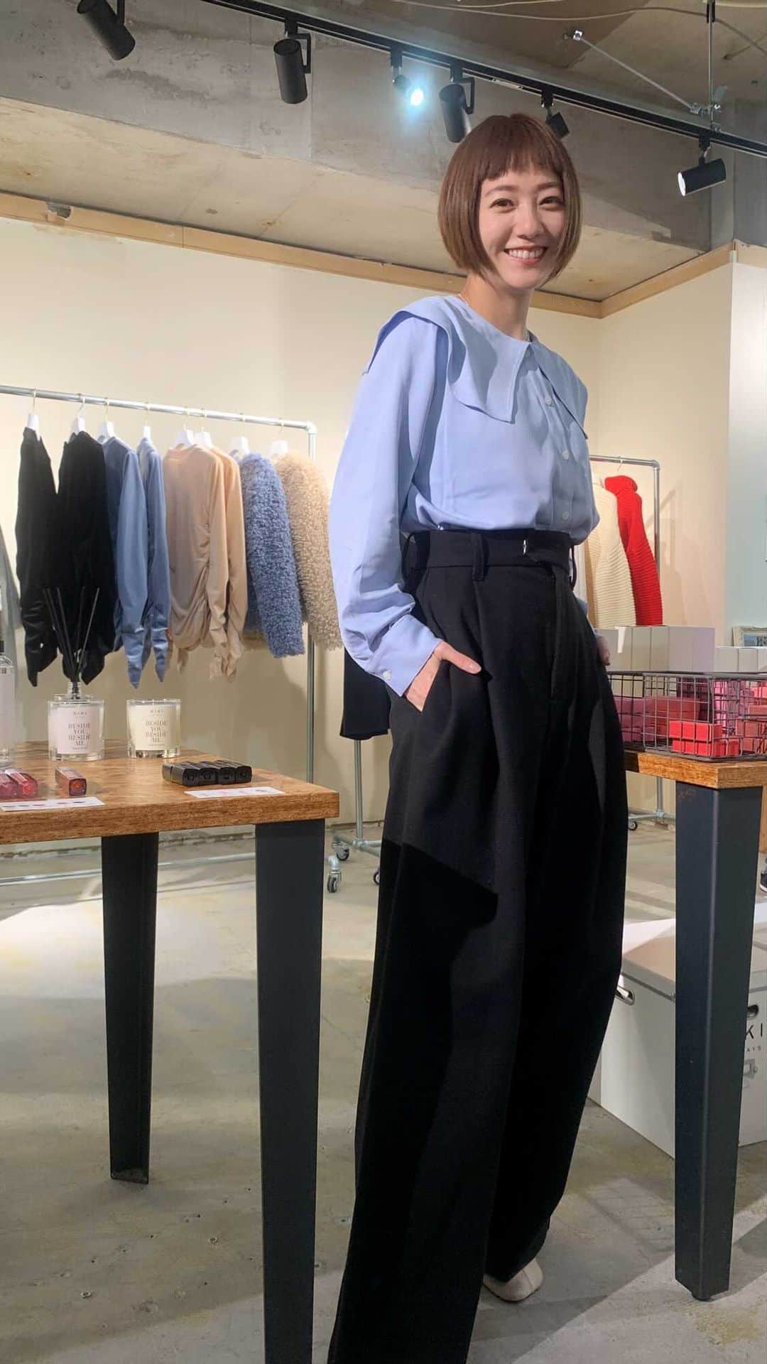 伊藤千晃のインスタグラム：「12/5まで！！ 渋谷駅の近く、 『東京都渋谷区渋谷2-22-16 渋谷TRビル4F』 でPOPUPやってるよ⭐️  @kikianddays  #kikianddays」