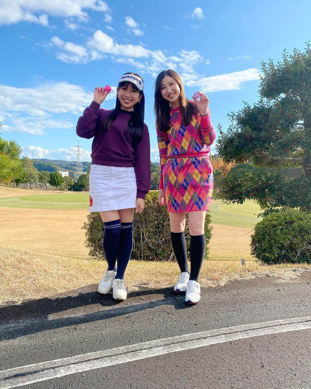 黒田菜月さんのインスタグラム写真 - (黒田菜月Instagram)「ゴルフ日和⛳️ #TBSニュース #衣装 #ヘアメイク #女子アナ #アナウンサー #女子アナヘア #女子アナコーデ #女子アナメイク . #ゴルフ女子 @yuna_usui  #ゴルフ上手い女子  #さすがテニス部 #楽しすぎた✨  #静岡 #エスパルス #J1残留 #👏」12月4日 17時07分 - nyaaatsuki_krd