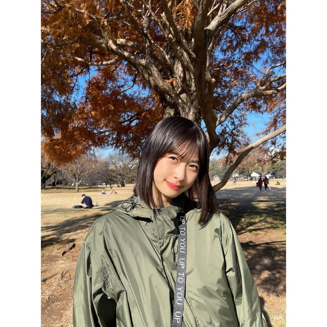 松岡はなさんのインスタグラム写真 - (松岡はなInstagram)「お兄ちゃんに撮ってもらった👀🍁」12月5日 18時00分 - hana_matsuoka_