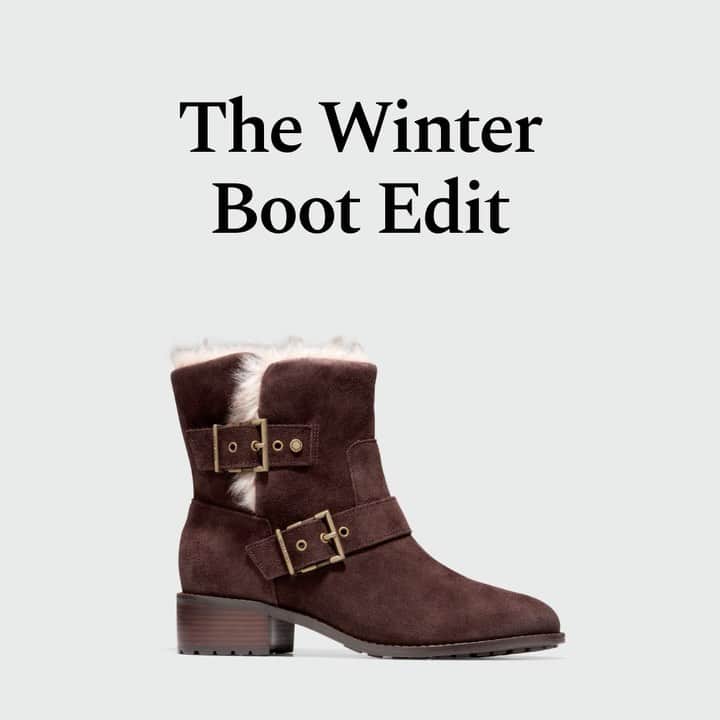 Cole Haanのインスタグラム：「The Boot Edit. From booties to hikers, these are the must-have boots of the season.」