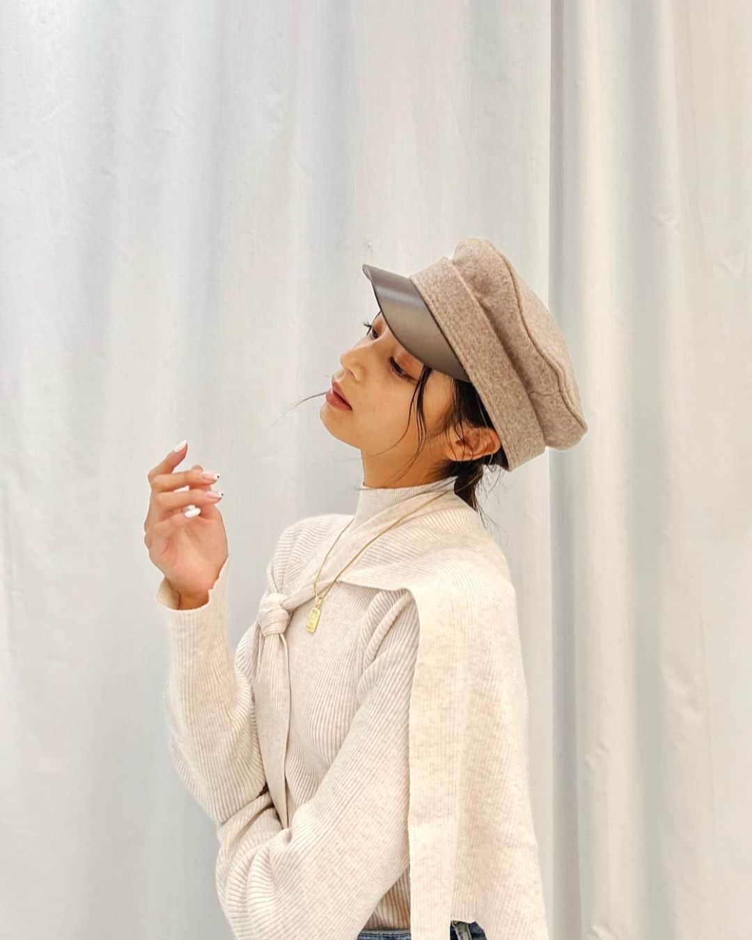 遠山茜子さんのインスタグラム写真 - (遠山茜子Instagram)「このキャスケットとaccessoryお気に入り👒🧸  #girl#helthy#ootd」12月6日 21時13分 - akane_016t