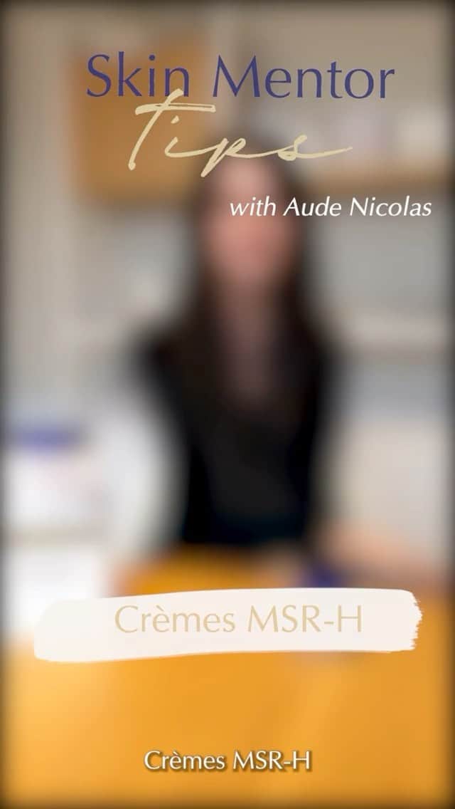 Biologique Recherche Indiaのインスタグラム：「✨ Crèmes MSR-H ✨  ~ 🇬🇧For English subtitles click on the video! ~  Our Skin Mentor and scientist Aude explains all about our anti-aging creams « Crèmes MSR-H »  Recommended for pre or post menopausal Skin Instants©.  #BiologiqueRecherche #FollowYourSkinInstant  #BuildingBetterSkin  #SkinMentorTips」