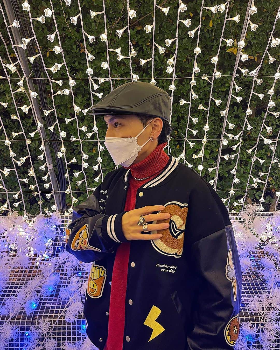 水野裕也さんのインスタグラム写真 - (水野裕也Instagram)「なばなの里 ・ ・ ・ #なばなの里 #三重 #桑名  #イルミネーション #光のトンネル  #ハンチング帽 #スタジャン  #クリスマス #GUCCI」12月7日 12時59分 - _yuya_sing