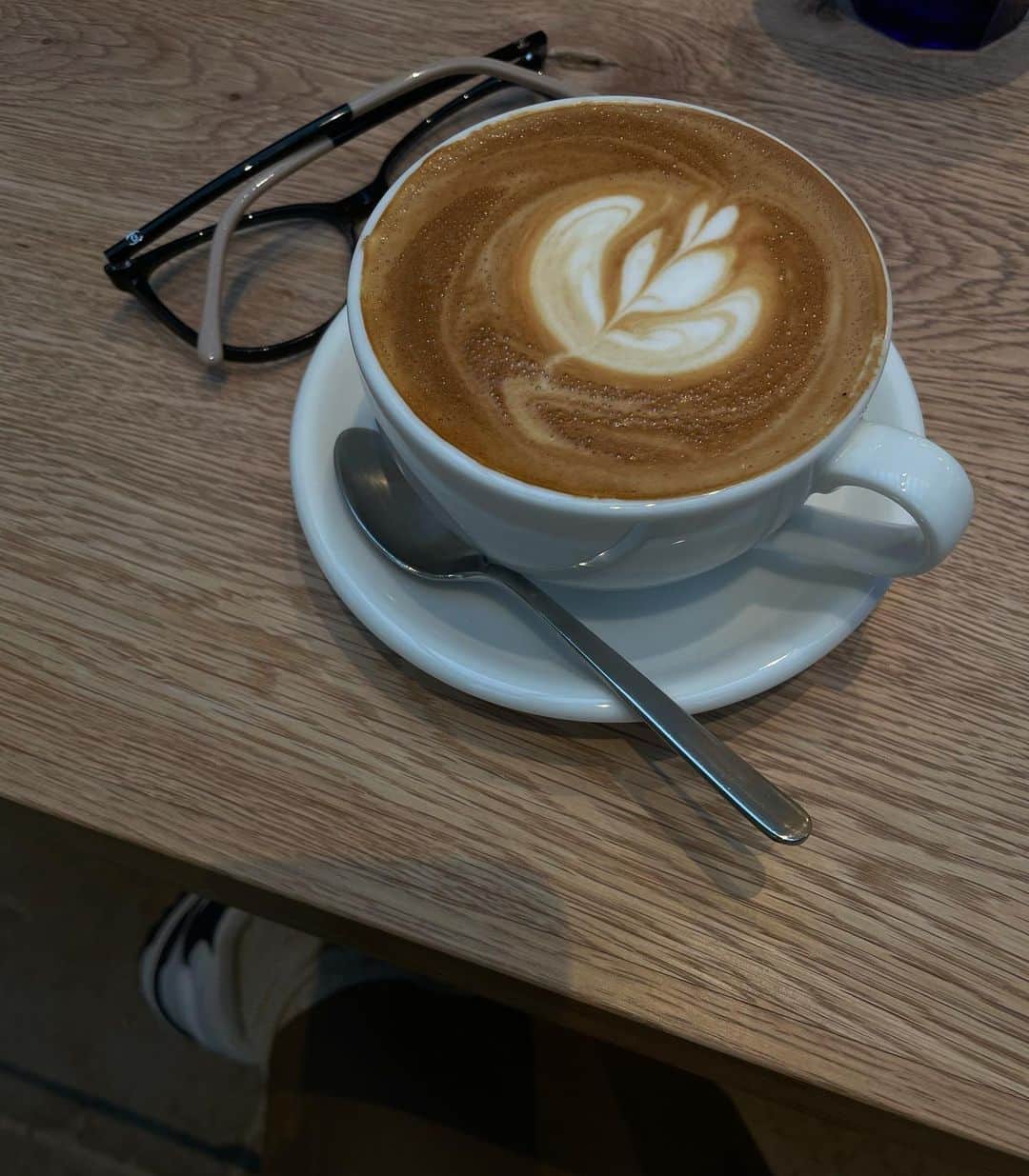 正中雅子のインスタグラム：「☕️♡  この間の娘と2人時間♡たまには、女2人も良い☺️  寒くなるといつもより甘いもの求める❄️」