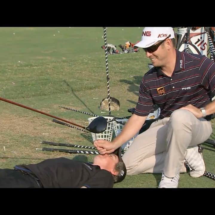 のインスタグラム：「I’m just putting this here for everyone to give proper accolades to @rorymcilroy and I for being test trick shot subjects before they were a thing. #WorldTrickShotDay」