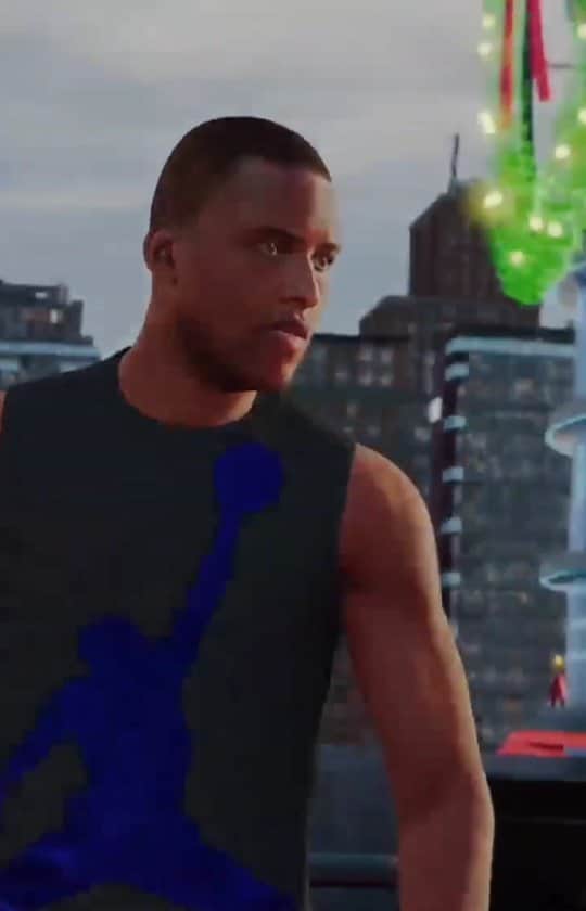 ジム・タイタスのインスタグラム：「Here is Oakley Blackwood's big intro in #nba2k22 ! So crazy I got to work alongside my boy @willblagrove who is a veteran of the NBA 2K universe! And a special shot out to our amazing director @christianpapierniak who gave me the freedom to play and bring a really fun character to life! Bucket list item #43 ✅  And #nba2k22nextgen players, keep sending those clips! Streamers love to talk over their videos, so anything with clean audio is MUCH appreciated 🙏🏾🙏🏾」