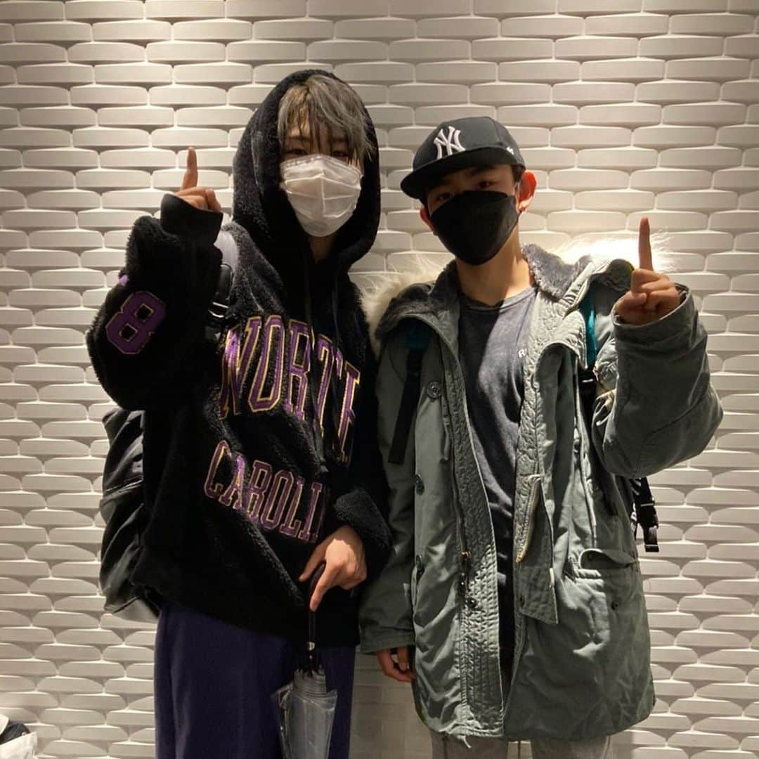 大山天さんのインスタグラム写真 - (大山天Instagram)「@taiki_rapper   たいきが来てくれました🔥 可愛かった🥰  #テンテン #大山天 #たいき可愛いな #ファイナルがんばろう」12月8日 22時56分 - tenten_0821