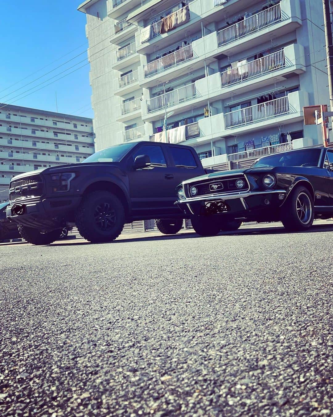 祖父江大輔のインスタグラム：「#ford #mustang  #1968mustang  #fastback  #1968 #f150  #raptor  @dshinnosuke11」