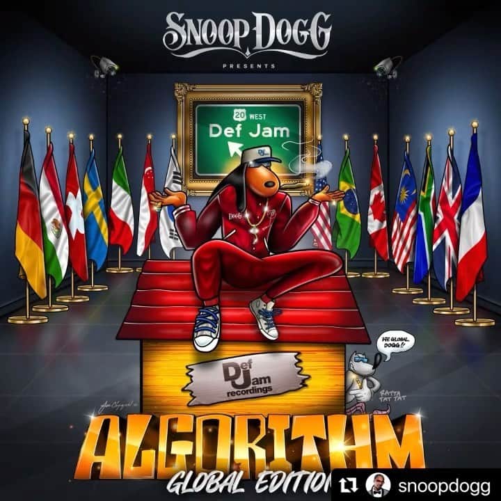 SAY のインスタグラム：「Dream comes true… featured on uncle Snoop’s “Algorithm” with legends🫀 Out Tomorrowwwwww‼️🇰🇷🇺🇸  #Repost @snoopdogg ・・・ 🌎 We takin over. 🤷🏿‍♂️ Dec 10. Algorithm Global Edition   with @aczino_oficial @eazofficial @glennlewis365 @therealgue @flizzow @kezruleseverything @lanimoofficiell @lucasraps_sa @mczaac @naaakochnimo @phonixthecool @potterpayperhimself @saayworld @yungraja」