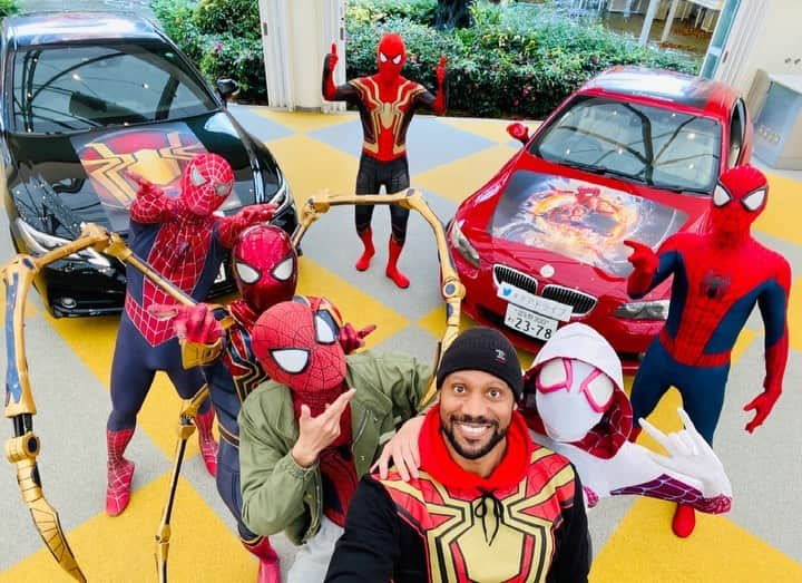 ダンテ・カーヴァーのインスタグラム：「@cheer_drive http://cheerdrive.jp #チアドライブ #cheerdrive  @SpidermanfilmJP #スパイダーマンノーウェイホーム」