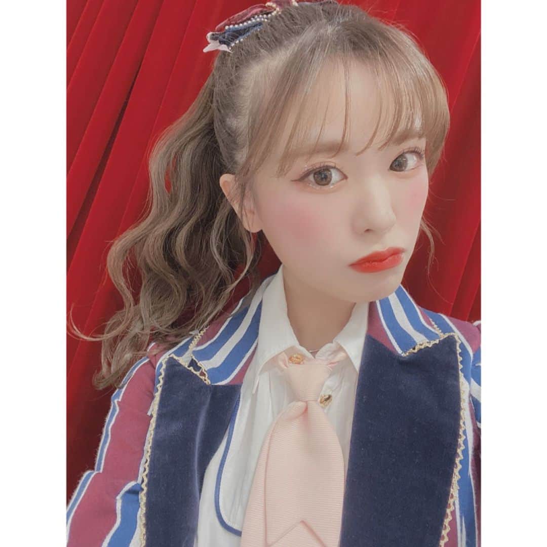 外薗葉月のインスタグラム：「ポニーテールにした☺︎どう？？」