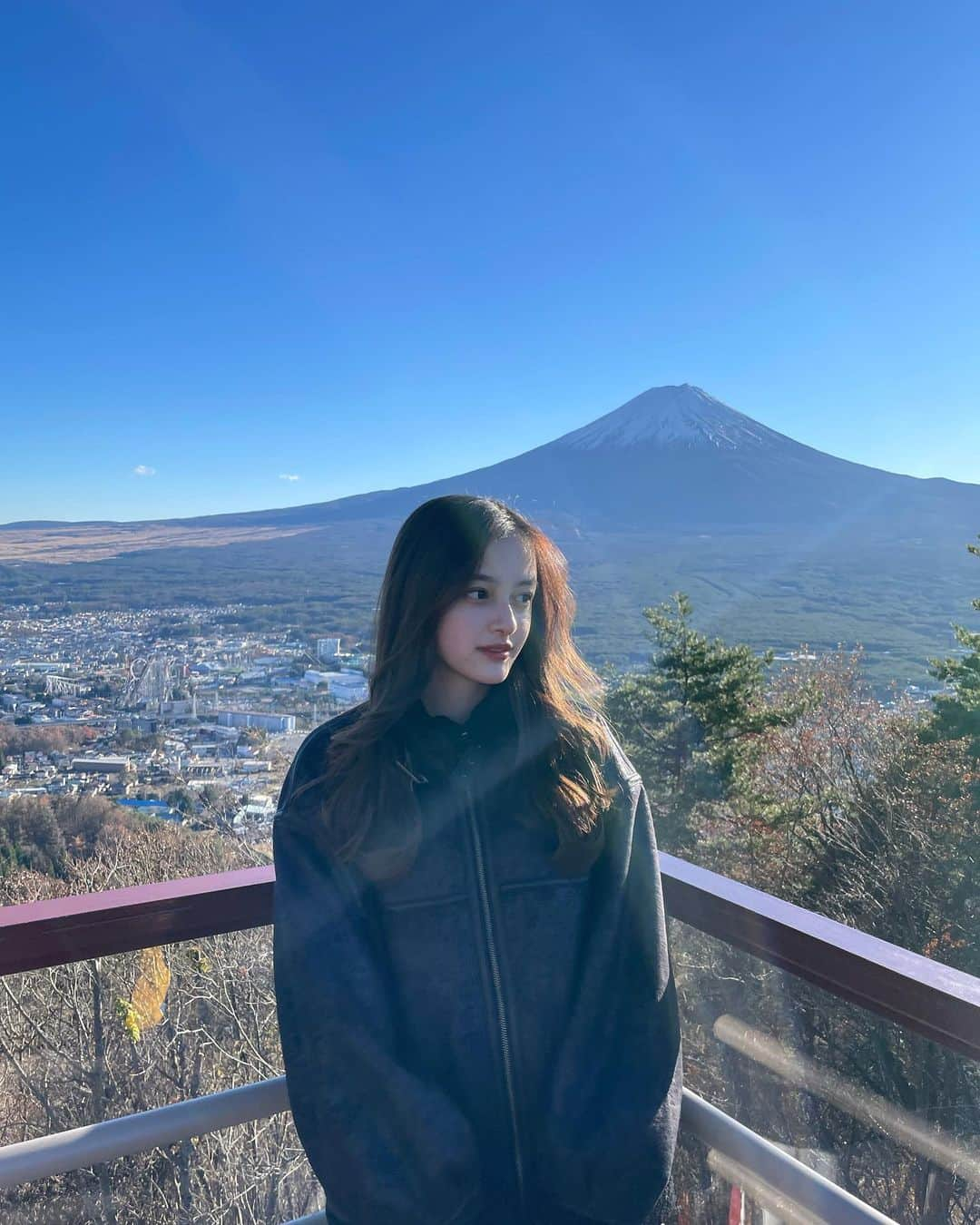 大峰ユリホさんのインスタグラム写真 - (大峰ユリホInstagram)「富士山綺麗だった🗻」12月10日 20時21分 - lespros_yuriho