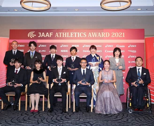 金井大旺さんのインスタグラム写真 - (金井大旺Instagram)「12/9 ATHLETICS AWARD 2021 グランプリシリーズチャンピオンの表彰でした🙇‍♀️ #陸連アワード #jaaf #サトウ食品」12月10日 22時28分 - kanai0928