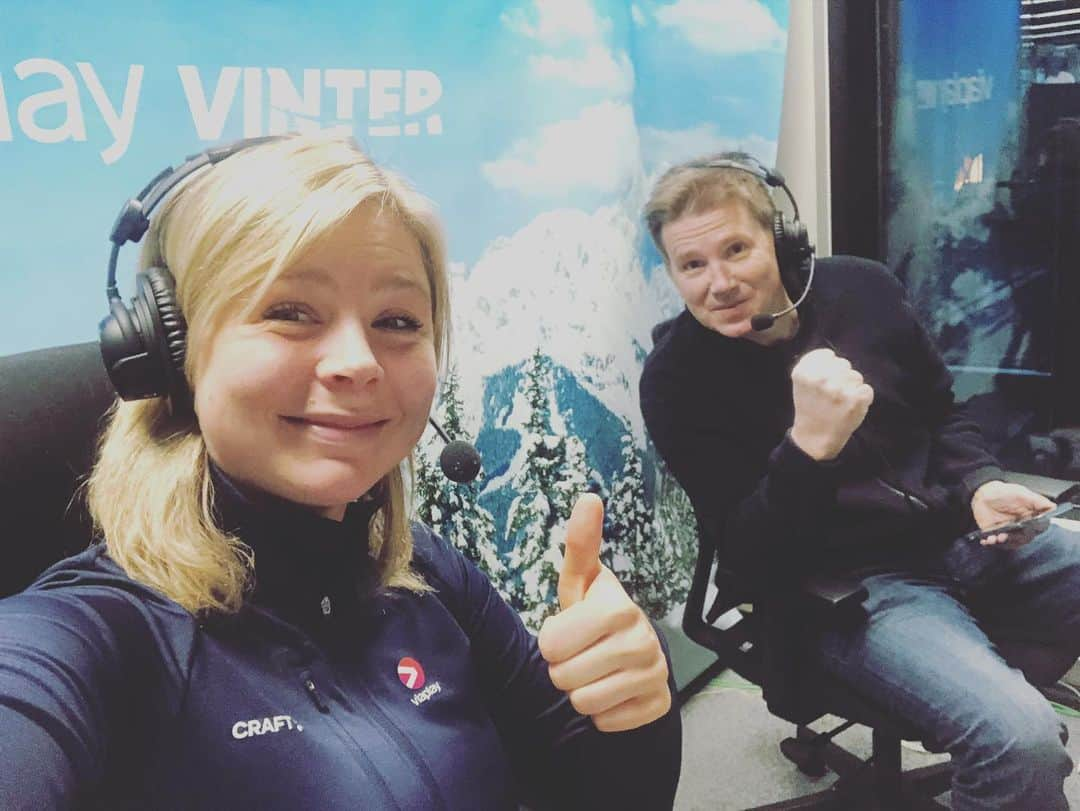 マーレン・ルンビのインスタグラム：「Debut i kommentatorbua i helgen. Vi starter 14.50 idag, på Viaplay og TV3, og fortsetter gjennom helgen👍 @viaplaysportnorge @viapla」