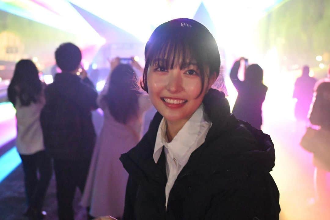 野乃さんのインスタグラム写真 - (野乃Instagram)「ぴかぴか🌟 幻想的で綺麗だった〜。 写真撮る時だけマスク外しました😷 #tokyolights #トーキョーライツ #光の祭典」12月11日 23時38分 - nonono_onaka