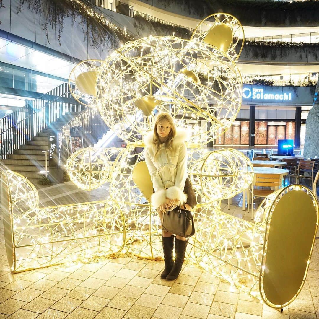 ジェマ・ルイーズさんのインスタグラム写真 - (ジェマ・ルイーズInstagram)「テディベアイルミネーション🧸✨  #イルミネーション #クリスマス #メリクリ #東京 #東京スカイツリー #tokyo #skytree #illumination」12月12日 5時06分 - gemmatokyo