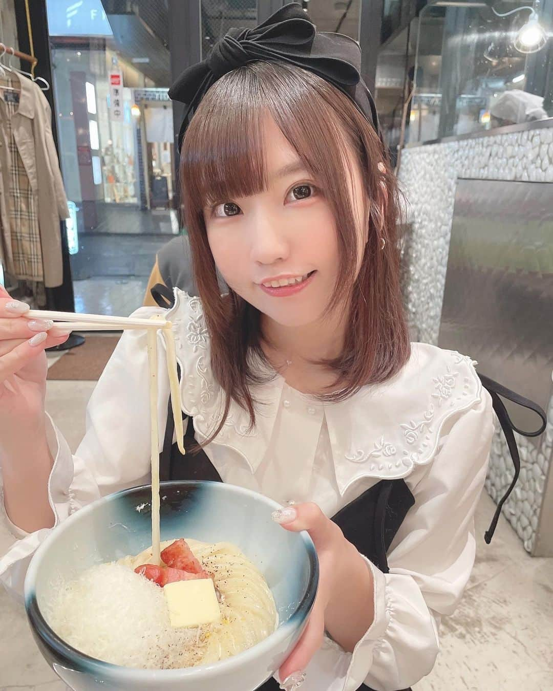 城崎ひまりさんのインスタグラム写真 - (城崎ひまりInstagram)「おうどん大好きぴまちゃん . . . . . . . #麺散#うどん#うどん好き#おうどん#ランチ#うどん屋#うどん部#アイドル#girl#idol#kawaii#kawaiigirl#kawaiifashion#followme#東京#ファッション#可愛い#かわいい#follow#フォローミー#自撮り#可愛い女の子#かわいい女の子#原宿#lunch#ランチ#うどん好きな人と繋がりたい#うどんスタグラム#udon#カルボナーラうどん#美味しい」12月12日 13時54分 - shirosakihimari