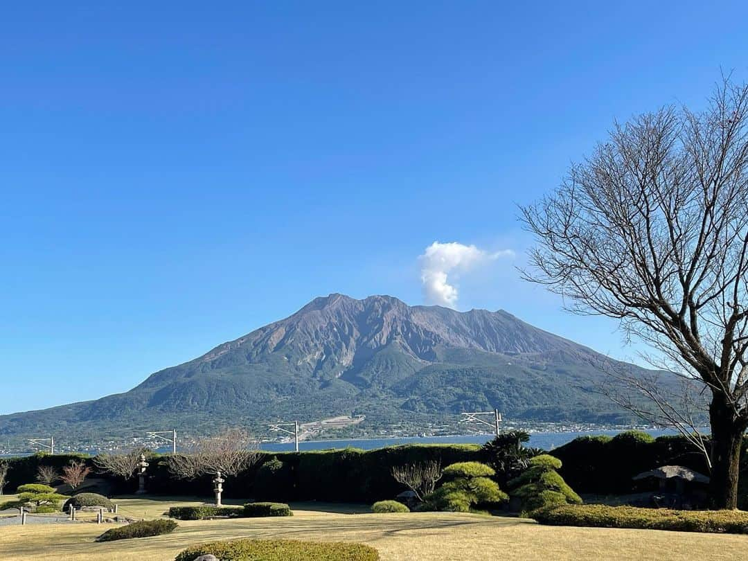 青木良文さんのインスタグラム写真 - (青木良文Instagram)「鹿児島、奄美、焼酎開運旅へ。  焼酎は火の気が強く、ヤル気や元気、華やかさを与えてくれるとも。 慌しい師走にぴったり、パワーチャージです！  鹿児島ではいも焼酎 奄美では黒糖焼酎の蔵元へ。  いも焼酎は、貯蓄運 黒糖焼酎は、金運にも効果あるそうなので、今年の年末年始には是非飲みたいお酒のひとつですね。 特に気が上がるソーダ割がおすすめ。 ロックやお湯割りなど、さまざまな飲み方が出来るのも魅力ですし、運気も資源されて一石二鳥〜。  写真1. 仙巌園からの雄大な桜島 山を観ると変化の気が得られるそうで、変換期のいま、いただきたいパワーのひとつ。 鹿児島の仙巌園は、島津家19代光久によって築かれた薩摩藩主島津家の別邸。どこを切り取っても美しく、かなりパワースポットでした。  写真2. 焼酎バー　礎にておすすめ芋焼酎の飲み比べ。どれも個性豊かな味わい  写真3. 大人気の伊良コーラと鹿児島指宿の大山商店のコラボ酎　伊良コーラ酎は刺激的な美味  写真4-5. 鹿児島　新平酒造の蔵はサイコーに素敵で焼酎も華やか。美味しかった大金の露  写真6-7. 鹿児島　八千代伝酒造は原料から生産しているこだわりが、味の奥深さに。素晴らしいクリオとつるし八千代伝。  写真8. 奄美　富田酒造も訪問。琥珀がおすすめ。  写真9. 奄美　西平酒造では、加那が美味しかったです。  写真10. 2022年ラッキーなマルチカラーが満載の鹿児島の仙巌園の薩摩切子のギャラリーショップで。  旅は心や思考、運気も刺激してくれます。 まだまだ、移動にも制限がありますが、気をつけながら、旅して運気アップです！  #旅して運気上昇　#山を見なくては　#いも焼酎 #黒糖焼酎 #焼酎バー礎 #伊良コーラ酎 #大山商店 #新平酒造 #八千代伝酒造 #富田酒造 #西平酒造 #仙巌園 #薩摩切子 #マルチカラーがラッキー」12月12日 18時08分 - aokiyoshifumi