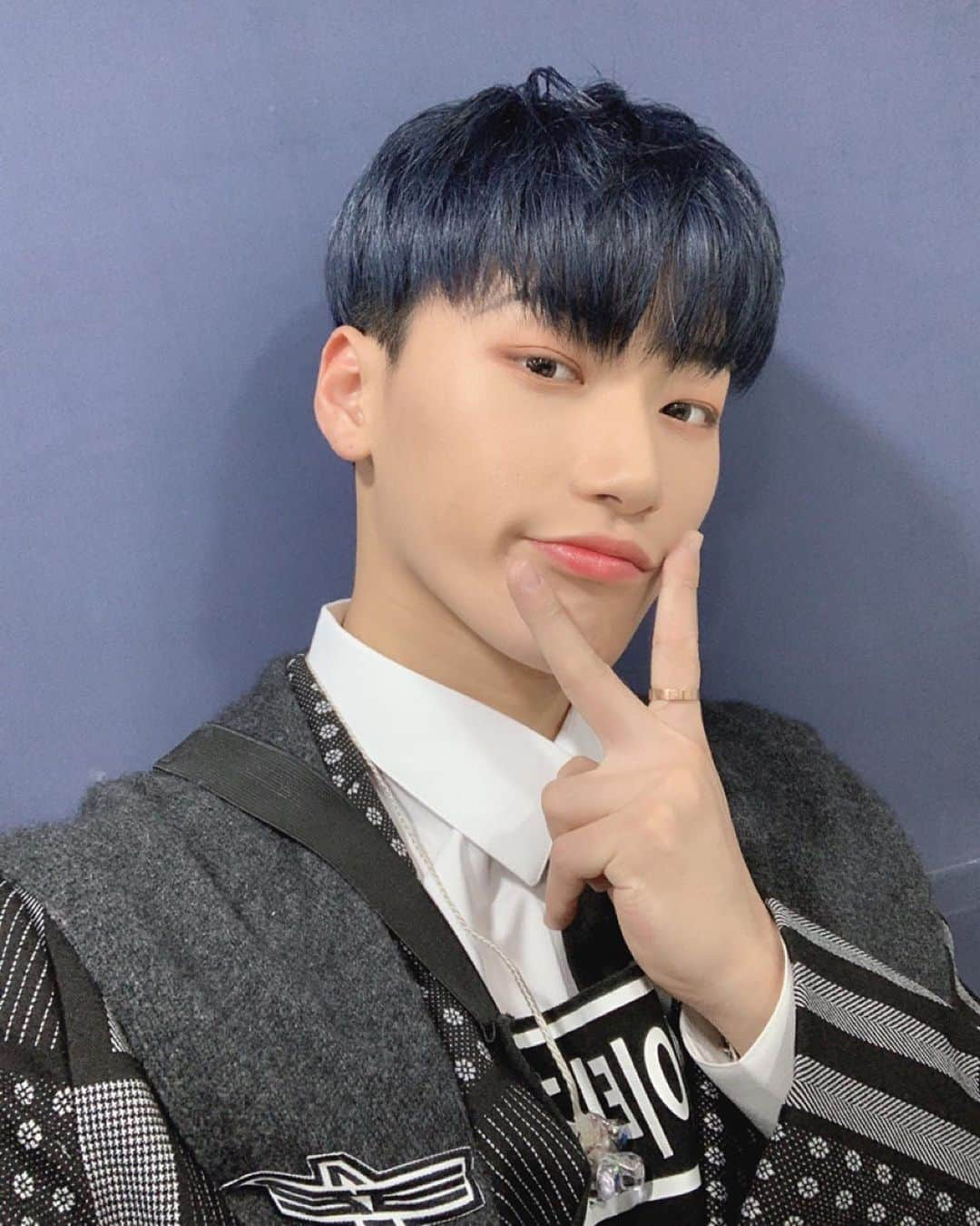 ATEEZさんのインスタグラム写真 - (ATEEZInstagram)「[#사니] 난 사니얌💙  #ATEEZ #에이티즈 #산 #SAN」12月12日 23時48分 - ateez_official_