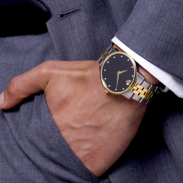 モバードのインスタグラム：「Share the gift of modern design. Shop all our iconic timepieces and jewelry for a special holiday gift. Our gift guide is now available at the link in our bio.」