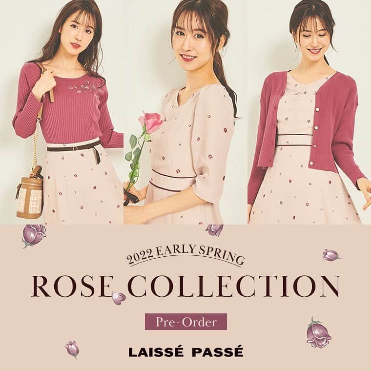 LAISSE PASSEさんのインスタグラム写真 - (LAISSE PASSEInstagram)「⁡ 【2022 Early Spring🌹Rose Collection】 ⁡ LAISSE PASSEから、”フラワーバレンタイン”をテーマにしたミニコレクションがリリース♡ ⁡ 世界的には『男女がお互いに愛や感謝を伝えあう日』として、赤い薔薇などのお花を贈るバレンタイン🌹 ⁡ 近年では日本でも広まりつつある、 『フラワーバレンタイン』をテーマにした ミニコレクションです。 ⁡ レッセ・パッセも縁の深い『薔薇』や 『ハート型の花びら』をモチーフに ワンピースやニットアイテムに落とし込んだ、 4型をご紹介します。 ⁡ ストーリーズリンク先よりぜひcheckしてください💕 ⁡ ⁡ ⁡ ⁡ ⁡ #レッセパッセ #laissepasse #デビュードフィオレ #debutdefiore  #laissepasseonlinestore #レッセパッセオンラインストア #新作 #ワンピース #ワンピースコーデ #スカート #スカートコーデ #プリント #プリントワンピース #プリントスカート #ニット #ニットコーデ #イベント #イベントスタイル #お出かけ #お出かけスポット #お出かけコーデ  #オフスタイル #お仕事スタイル #お仕事コーデ #早割 #ご予約 #2022ss #薔薇 #ローズ #ローズコレクション」12月13日 19時55分 - laisse_passe