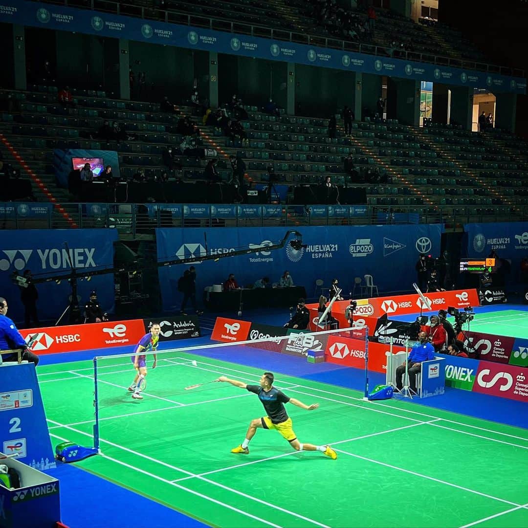 ハワード・シューのインスタグラム：「Huelva 2021 BWF World Championships  #BWFWorldChampionships #Huelva2021 #BWF #badminton」