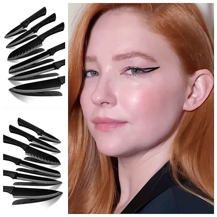 JO BAKERのインスタグラム：「H A L E Y • B E N N E T T 🇺🇸 ‘Carbon Cut Crease’ ….simple and striking edge on #haleybennett for @cyranomovie 💥 Style @juliavonboehm  Hair @renatocampora  Makeup by me #jobakermakeupartist 💋」