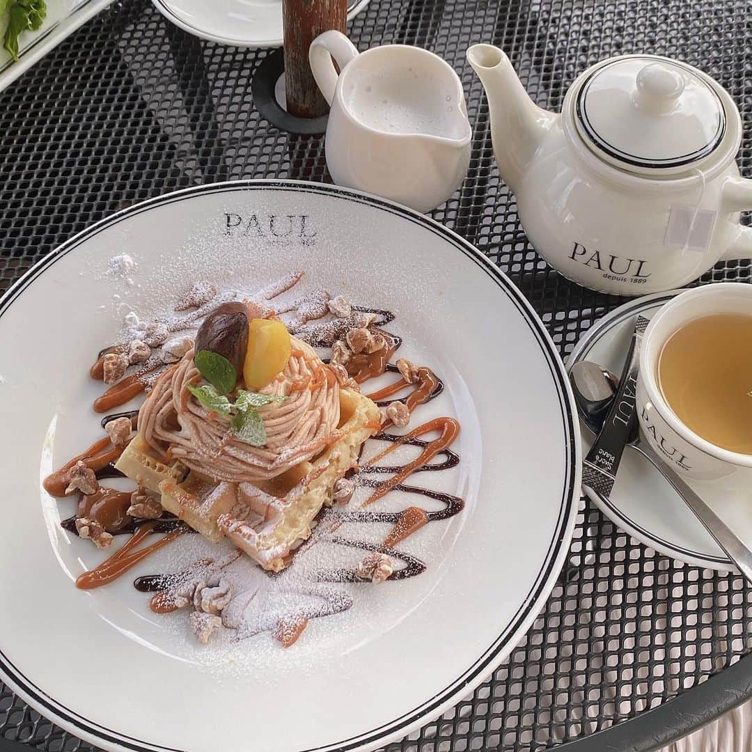 熊江琉唯さんのインスタグラム写真 - (熊江琉唯Instagram)「展示会の帰りに☕️  #カフェ #カフェ巡り #paul #ベーカリー #ベーカリーカフェ #今日寒いね #teatime #tea #cafe #coffee」12月14日 20時10分 - ruikumae