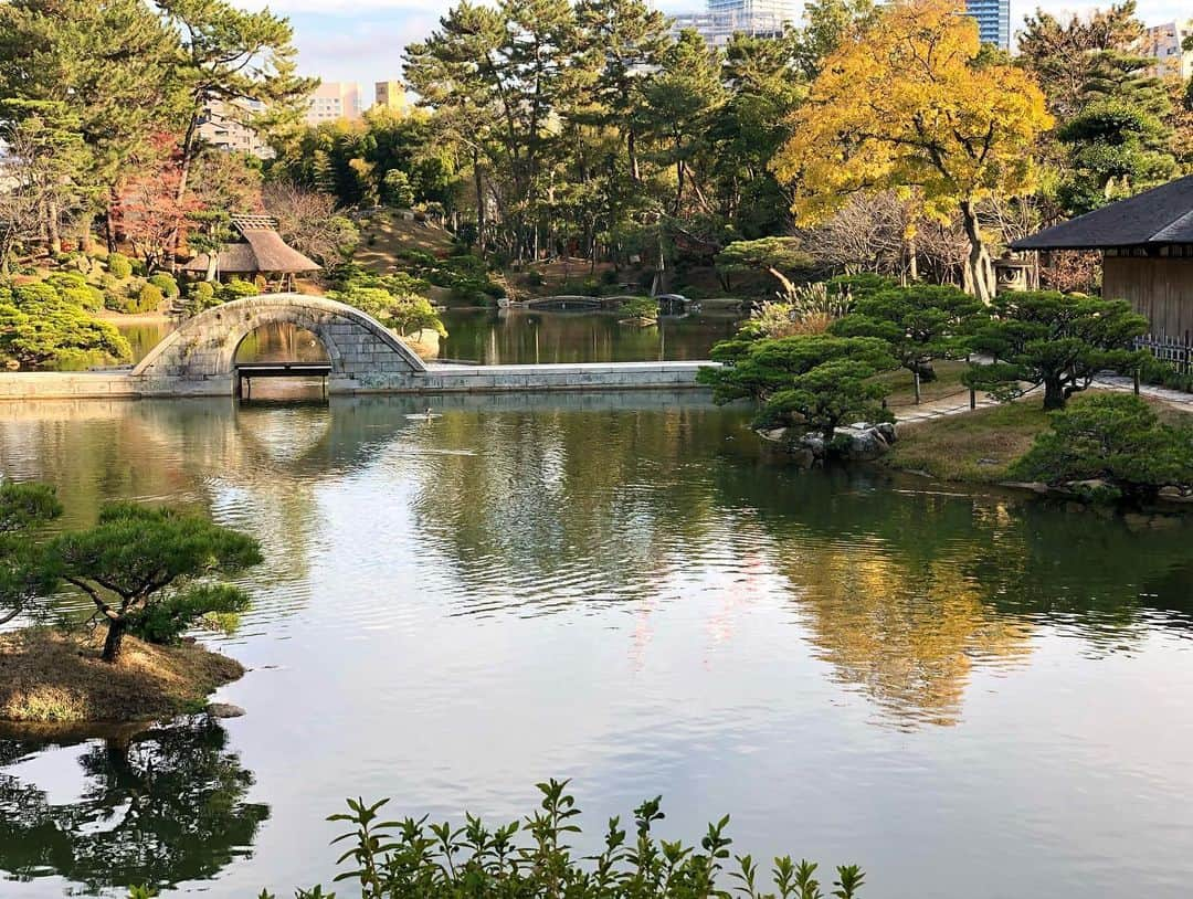 優希美青さんのインスタグラム写真 - (優希美青Instagram)「広島にある縮景園☺️ . 名探偵コナン 第595話『広島宮島七不思議ツアー（広島編）』 でコナンくんが行ってた縮景園へ実際に行ってきました！ . ここにコナンくんが来てここに立ってたんだって思ったら感動してしまって🥺 . コナンくんが立ってた場所に私も立って写真を撮ろうとしたら木にかぶってしまったので、私はしゃがんで… . 4枚目の写真なんですけど、どこだかわかりますか？☺️ . 正解は5枚目に⭕️ . . 広島に行く機会がありましたら是非、コナンくんが立ってたこの場所で写真撮ってみてください☺️ . 幸せな気持ちになれると思います🥰 . いやぁ私もまた広島行きたいなぁ✨ . コナンくんが行った場所を回りきる時間がなかったので今度またリベンジしたいです！ . #名探偵コナン #縮景園 #広島」12月14日 20時34分 - mio_yuki