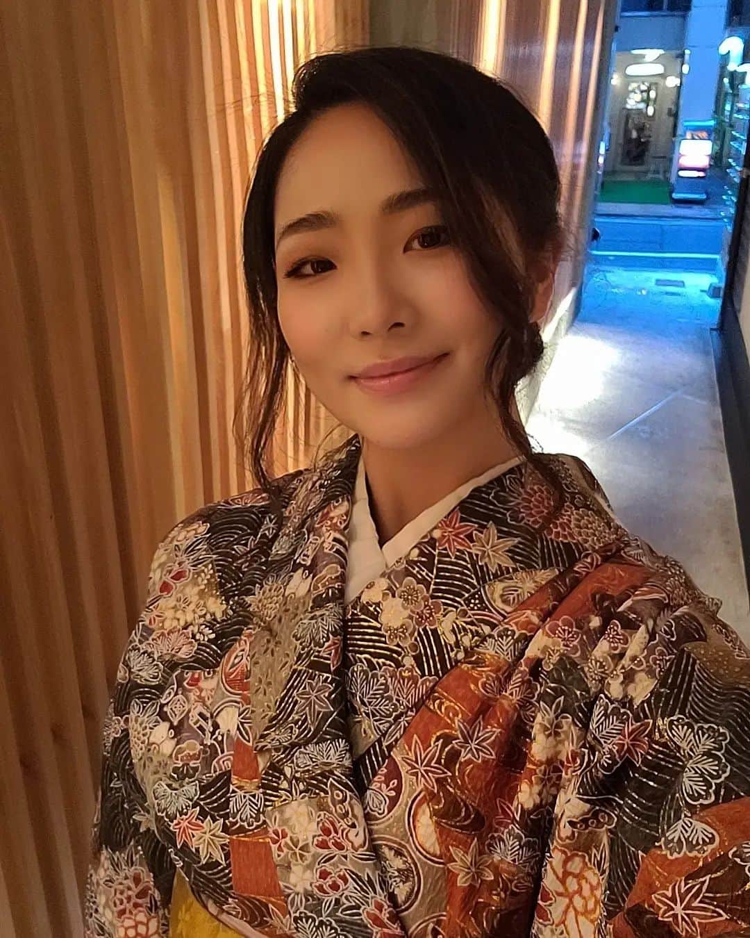 永吉令奈のインスタグラム：「Kimono👘 × Kyoto🇯🇵」