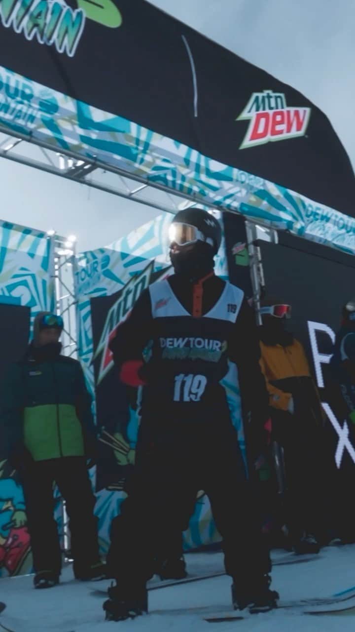 飛田流輝のインスタグラム：「Lil @dewtour warmup spin with @rukitobita」