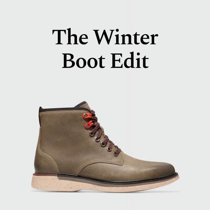 Cole Haanのインスタグラム：「The Boot Edit. For the woodsman, the hiker, or the commuter, we have a boot for everyone.」