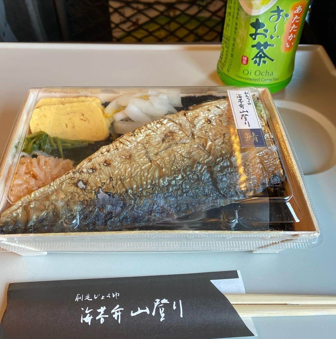 安蘭けいさんのインスタグラム写真 - (安蘭けいInstagram)「いざ大阪へ🚄 今日の駅弁は海苔弁🍱 無性に🐟が食べたくなって金華サバにしました！サバの下には見えないけどちくわの磯辺揚げもあり、美味しかったよ😊  ここで一つ、ボヤかせてください。 今日は大阪方面に向かう人が多いのか新幹線のグリーン車も満席状態で、私の隣にも女性の方が座っていらっしゃいます。私が窓側で途中お手洗いに立ち辛いなーと思っていたのですが、制作側が用意してくれた席だったので仕方なし😞そしたら、その隣の女性、おもむろに鞄からヘアアイロンを出し、コンセントに差し込み、髪にヘアミストを振りかけて(これがまた匂いが強め)ジュージューと音を立てて髪を巻き始めました。ヘアミストが焦げる音と臭いが不快💦それが終わるとお化粧を始めました。私、これって非常識だなって思うんですが、どう思いますか？車掌さんは、通っても何も注意されないので別にいいことなのかなーと思ったり。もしそのアイロンが私の足に落ちてきて火傷したらどうしてくれるんだよー💢ってヒヤヒヤしながらご立腹の私でした😤  #大阪入り #新幹線での一コマ #駅弁 #海苔弁山登り #どこまでが常識でどこからが非常識 #それぞれ個人の判断なのか #やはり車内でヘアアイロンはよくないでしょ〜 #今日のボヤキ #ご清聴ありがとうございました #私がかの恐ろしい蜘蛛女だってことしらないようね」12月16日 14時56分 - toko_aran