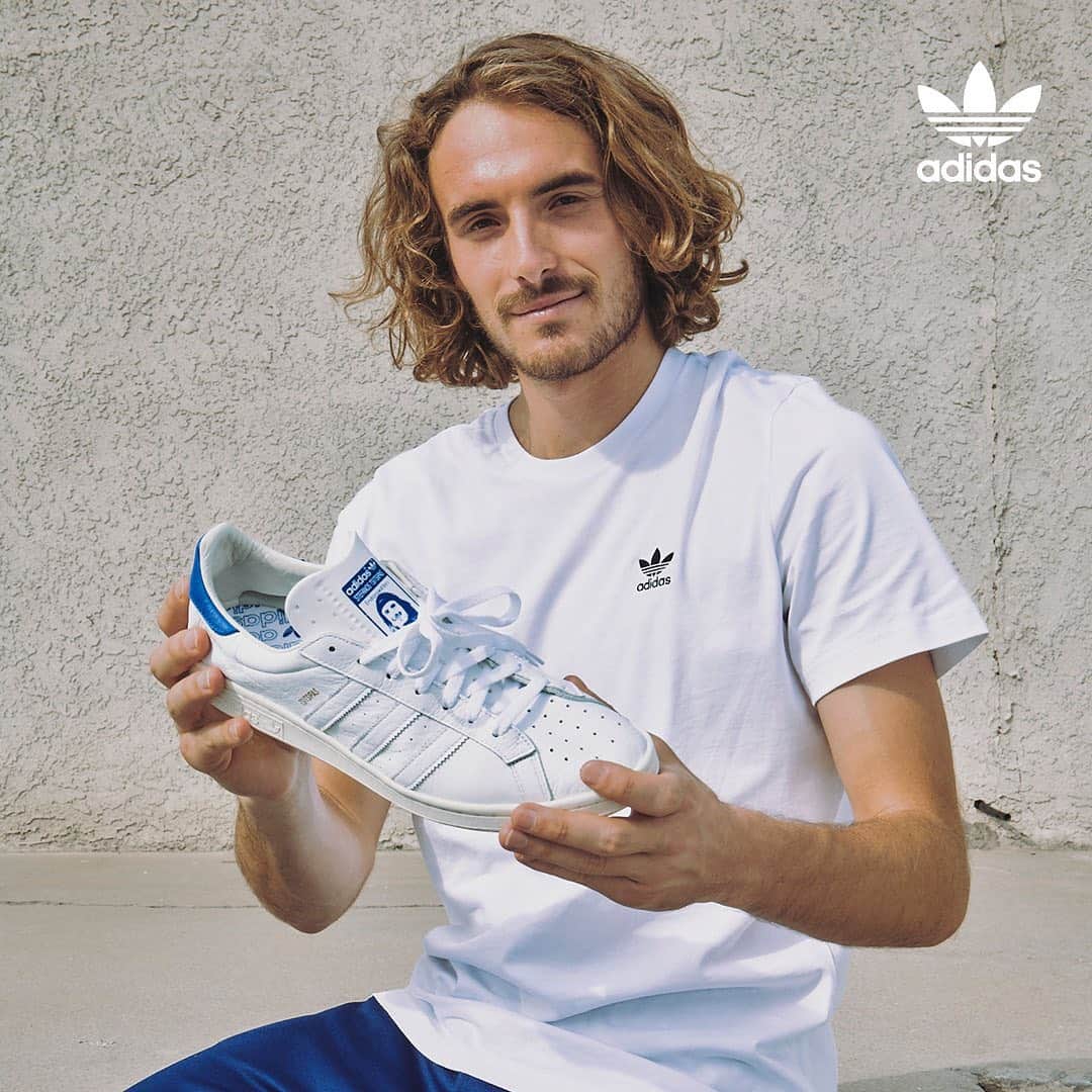 のインスタグラム：「The 70's return! Still loving my adidas Earlham collaboration. Want to get your hands on a pair?  Sign up to be a member and enter the raffle on the Adidas app. Seriously go do it right now!」