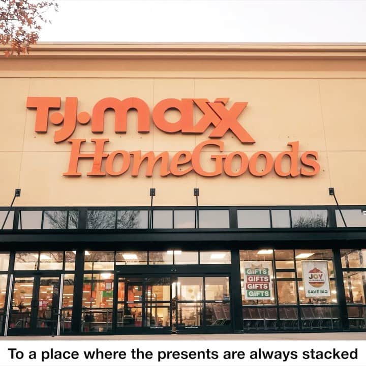 のインスタグラム：「No time for shipping? No problem! We’re stocked with all your last minute gifting needs 🎁 @theholdernessfamily #tjxpartner」