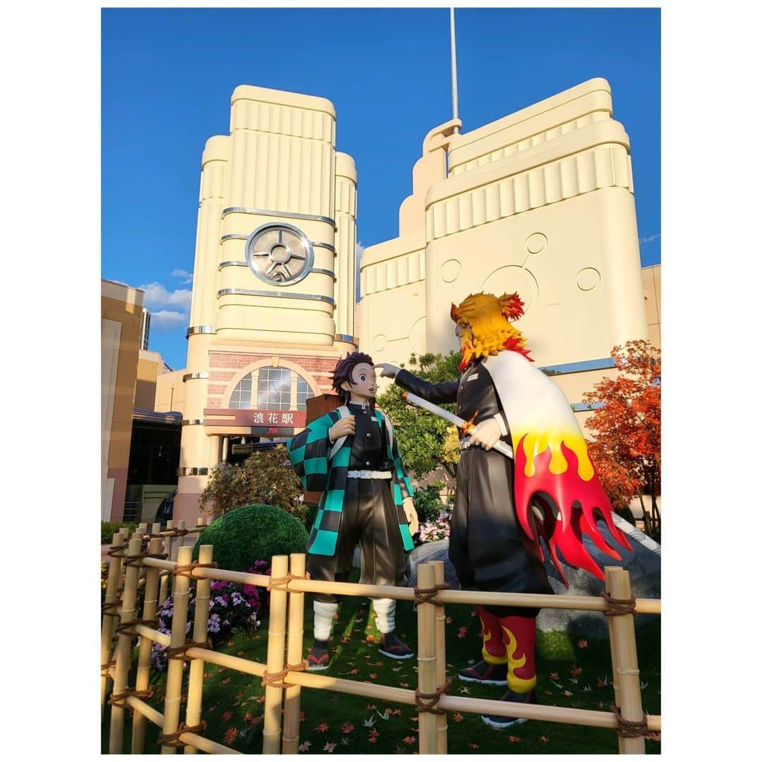 足立梨花さんのインスタグラム写真 - (足立梨花Instagram)「💚❤️  #USJ #universalstudiosjapan #ユニバ #ユニバーサルスタジオジャパン #鬼滅の刃」12月17日 17時36分 - adacchee