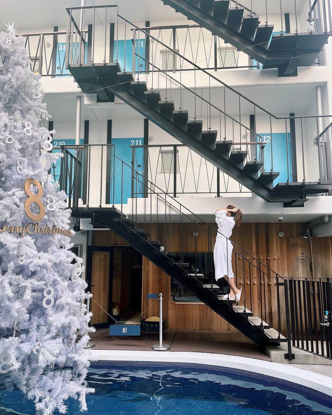 志田友美（ゆうみん）さんのインスタグラム写真 - (志田友美（ゆうみん）Instagram)「Xmas❄☃   #8hotelchigasaki #ヨウルサウナ」12月17日 10時57分 - yuumi_shida