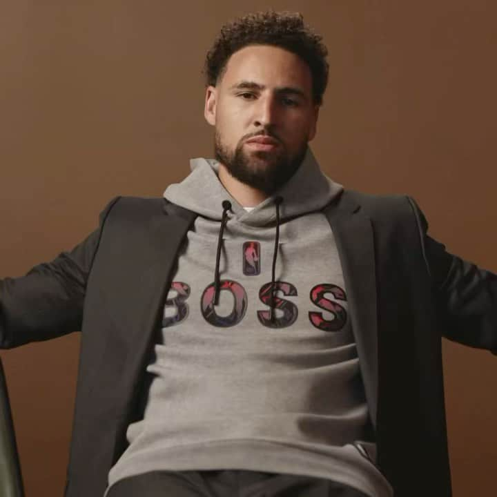 クレイ・トンプソンのインスタグラム：「How do you @BOSS up? Dropping some advice wearing the new #BOSSxNBA collection #sponsored」