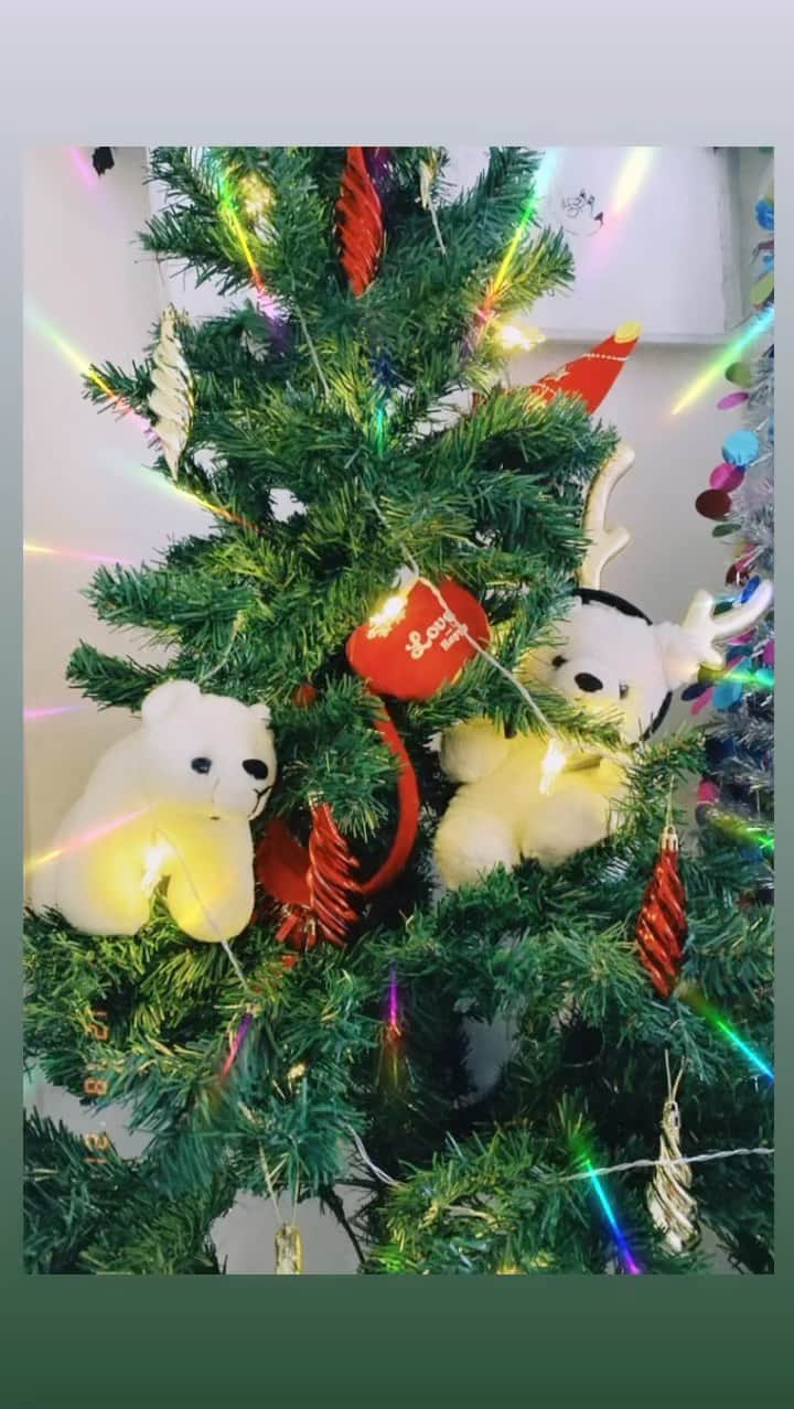 小明のインスタグラム：「🐻‍❄️🎄🐻‍❄️ クリスマスギリギリになって子供が「ぼくサンタさんにポケモンのシャイニングパール頼んだんだ🥳」などと言い出して狼狽する親わたし。だってこないだまで図鑑って言ってたじゃん？このままだとゲーム欲しかったのに図鑑もらってテンションだだ下げになるやつじゃん、こわ〜こわ〜シャイニングパールて何よ誰にいつ頼んだのよこわ〜〜〜」