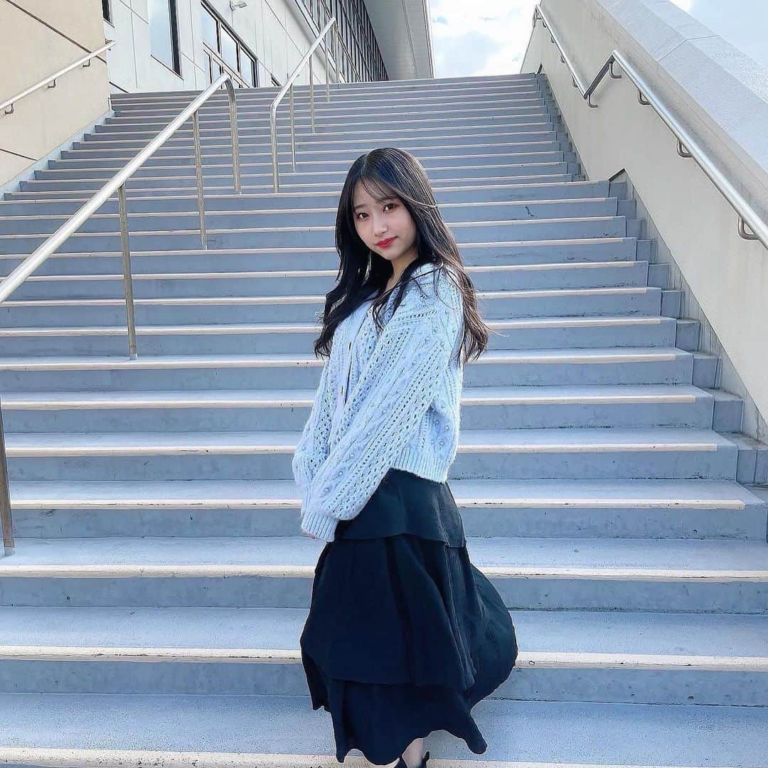 伊藤優絵瑠のインスタグラム：「💎♥ ・ ・ ・ #今日の私服  #zara  #お話会  #ありがとうございました」