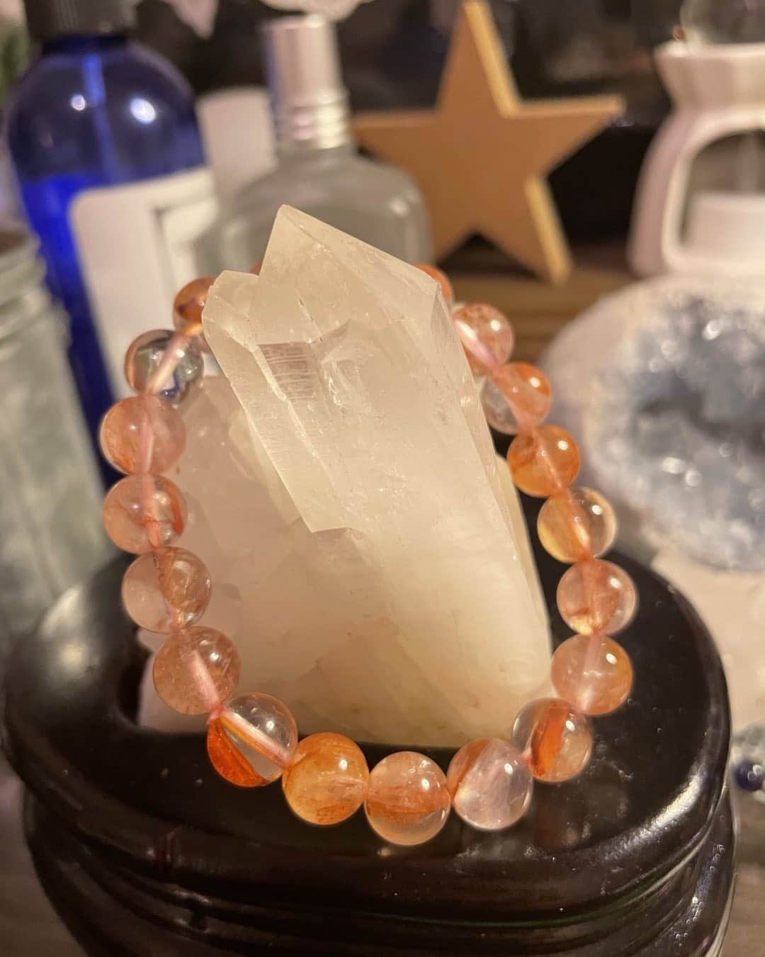 いしだ壱成のインスタグラム：「#ライモナイトインクオーツ  SOLD❤️」