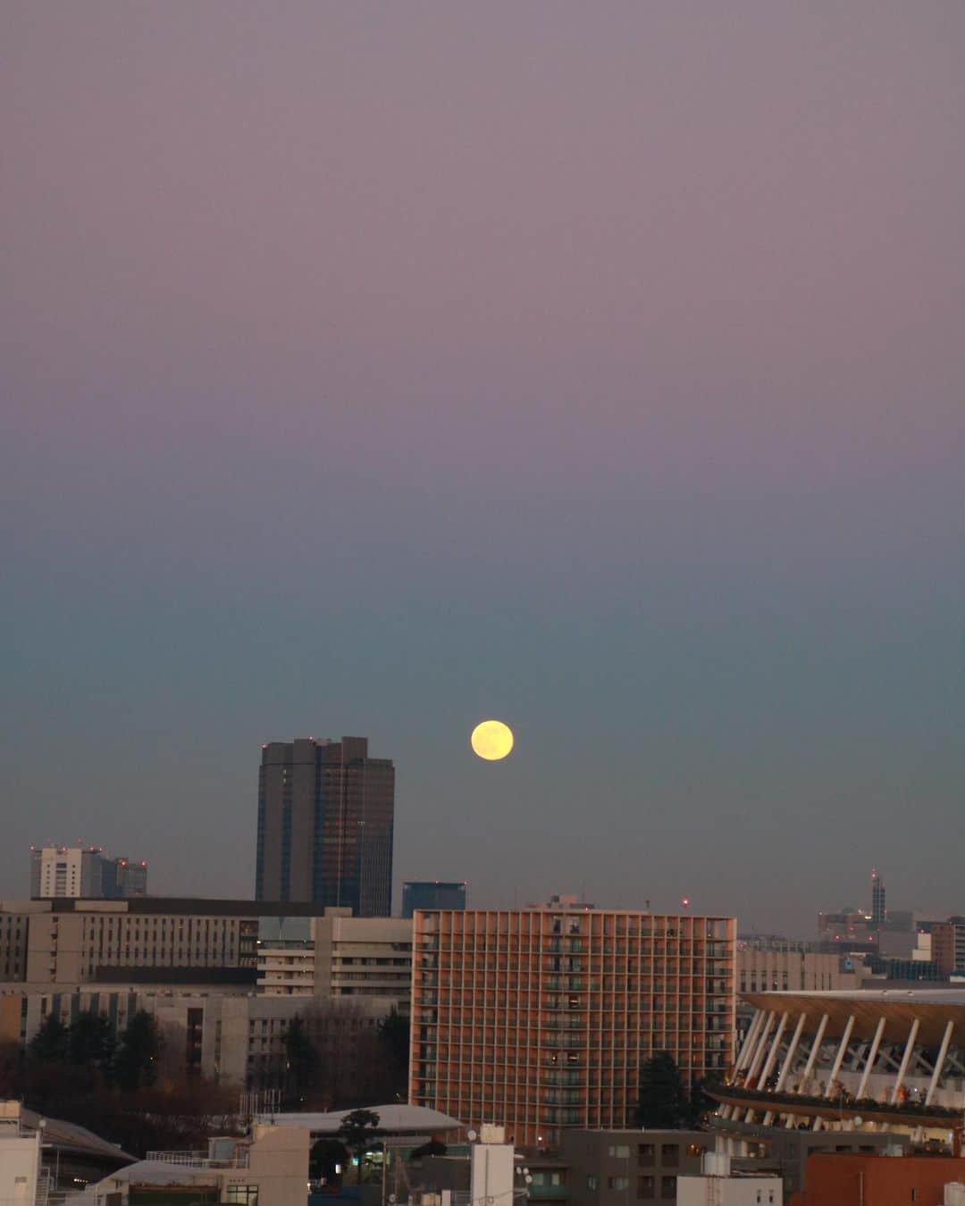 坂元美香さんのインスタグラム写真 - (坂元美香Instagram)「なんか大きな月昇ってきた！ とすぐにカメラを構えました。  年間で最も小さく見える満月のことを 『マイクロムーン』とも呼ぶそうで、 まさに今日12月19日は マイクロムーンなのだそうです！ （↑さっきGoogle先生に教えてもらった） それでも大きく見えたけどな🤔  やっぱり月を撮るのは難しい…  #満月 #マイクロムーン #ミニマムーン」12月19日 17時32分 - mika_saka