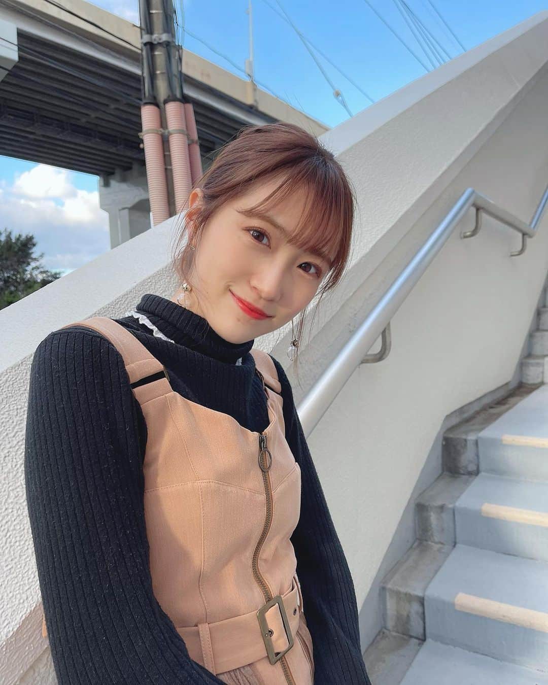 坂本 愛玲菜さんのインスタグラム写真 - (坂本 愛玲菜Instagram)「🦋☁️ ⁡ お話し会2日間ありがとう☺️  今日は温かい格好です😂⁡ 靴はさっしーさんのお下がり👞」12月19日 20時04分 - erena_hkt48